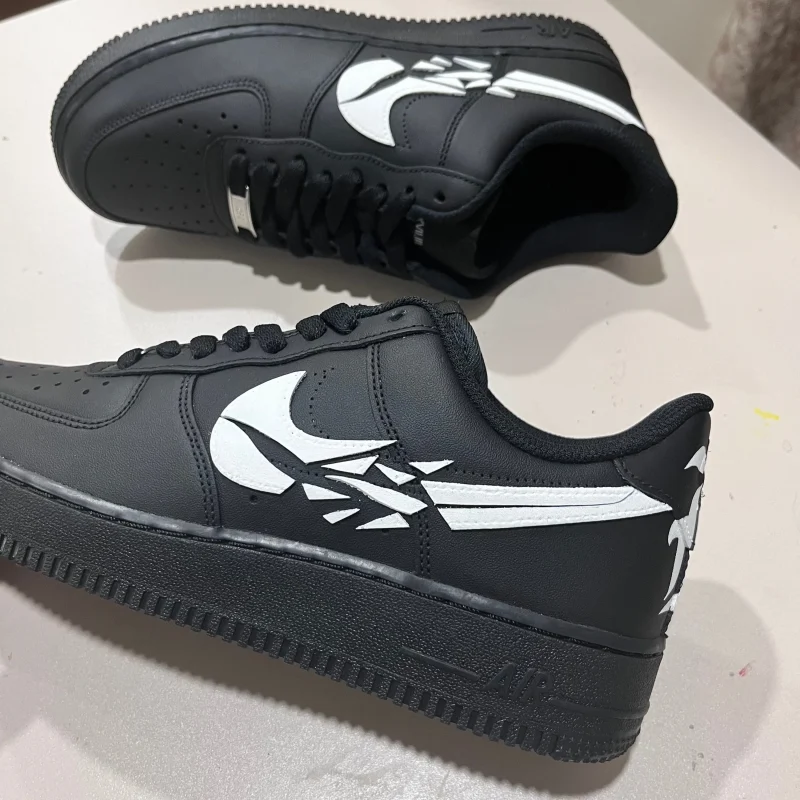 Broken Swoosh Air Force 1 Custom - Image 2