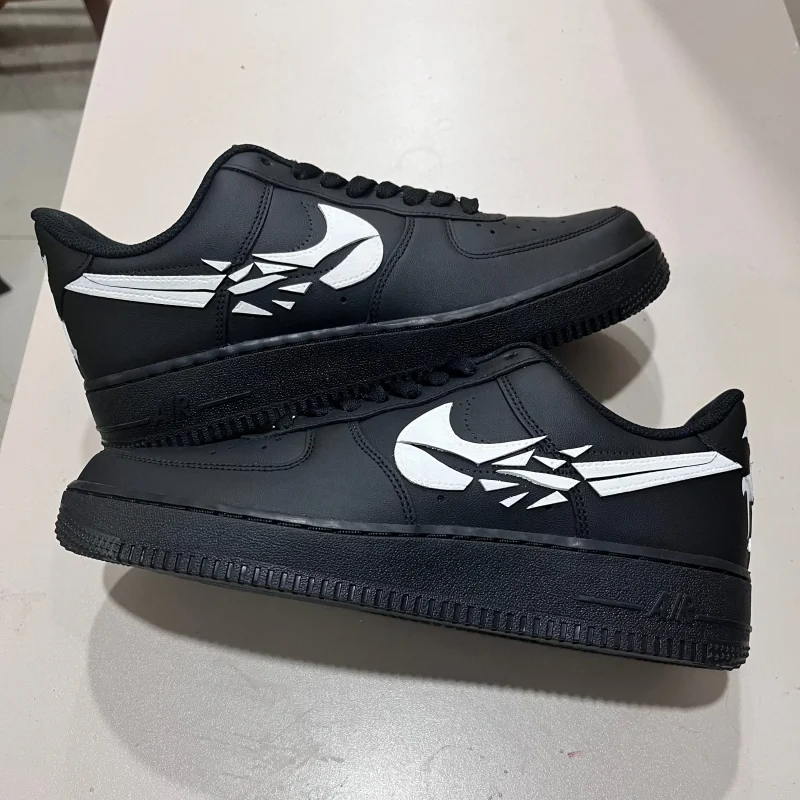 Broken Swoosh Air Force 1 Custom