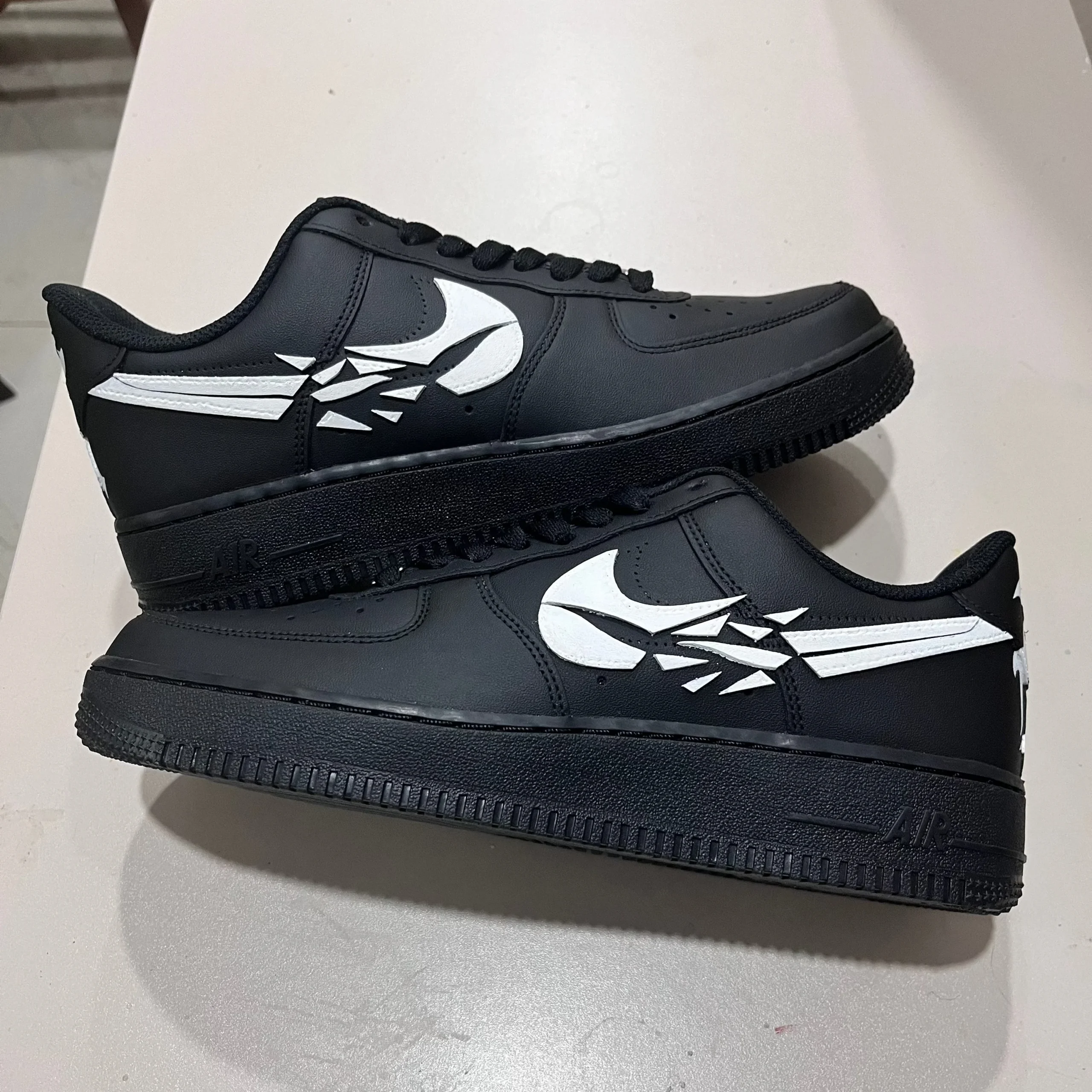 Broken Swoosh Air Force 1 Custom