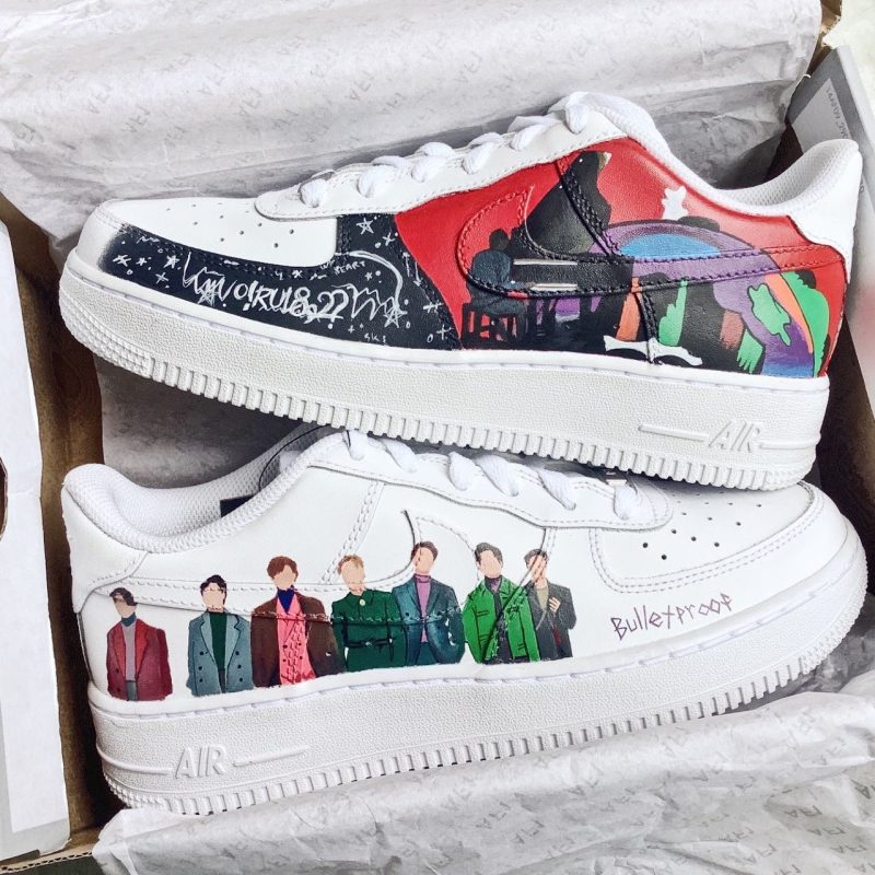 Bulletproof BTS Air Force 1 Custom