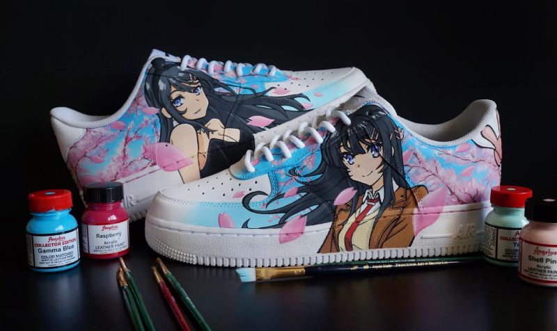Bunny Girl Senpai - Mai Sakurajouga Air Force 1 Custom - Image 2