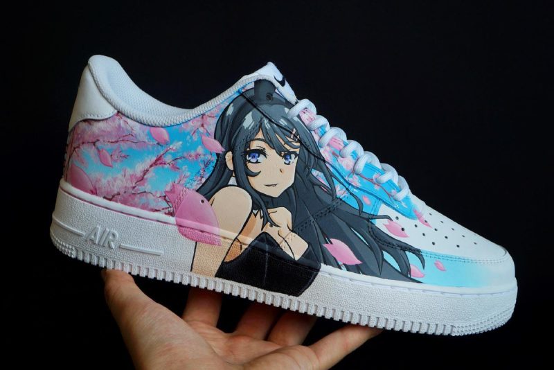 Bunny Girl Senpai - Mai Sakurajouga Air Force 1 Custom - Image 3