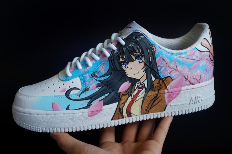 Bunny Girl Senpai - Mai Sakurajouga Air Force 1 Custom - Image 4