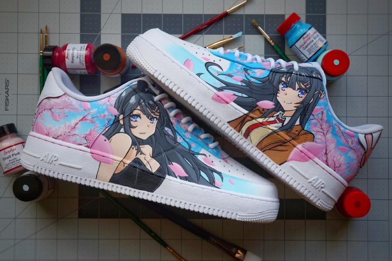 Bunny Girl Senpai - Mai Sakurajouga Air Force 1 Custom