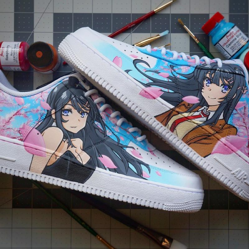 Bunny Girl Senpai - Mai Sakurajouga Air Force 1 Custom