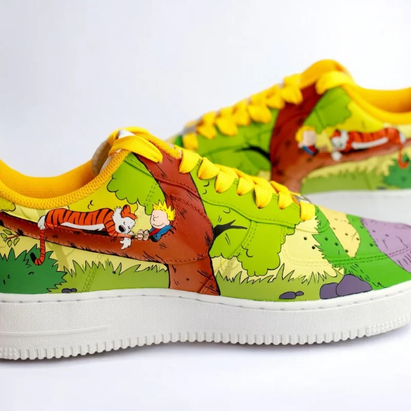 Calvin and Hobbes Air Force 1 Custom - Image 4