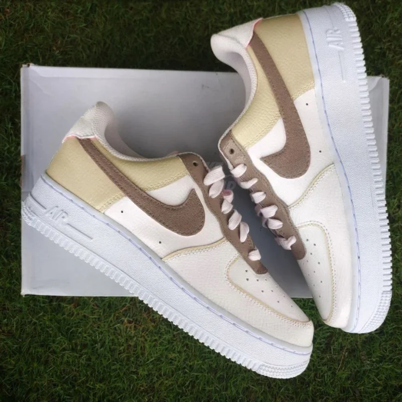 Caramel Pastel Air Force 1 Custom - Image 2