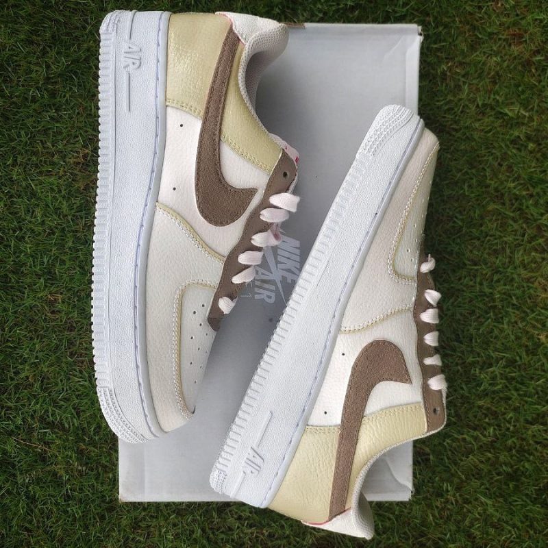 Caramel Pastel Air Force 1 Custom - Image 3