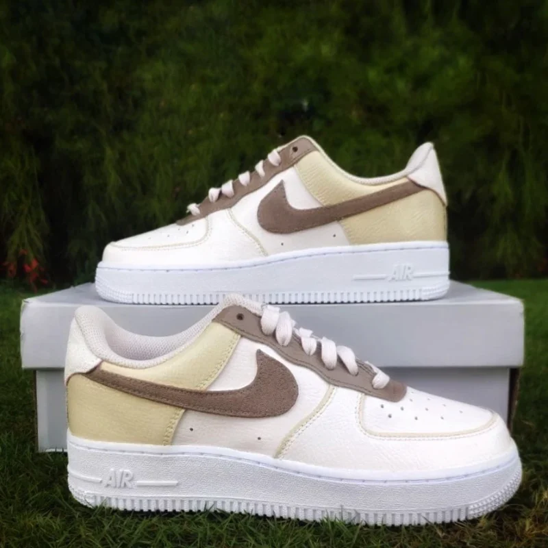 Caramel Pastel Air Force 1 Custom - Image 4