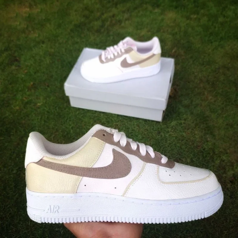Caramel Pastel Air Force 1 Custom