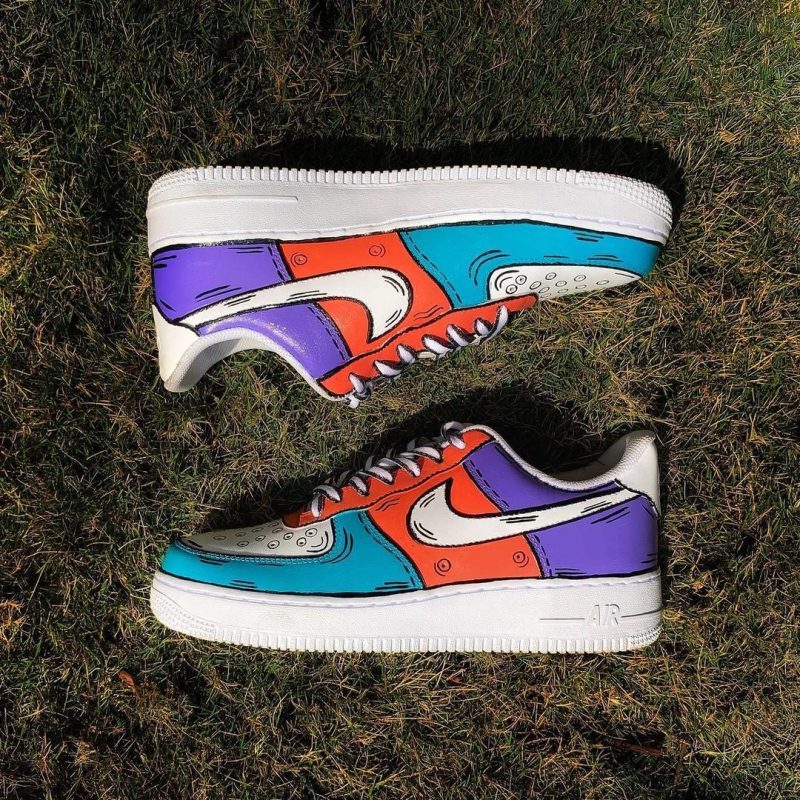 Cartoon 2D Air Force 1 Custom