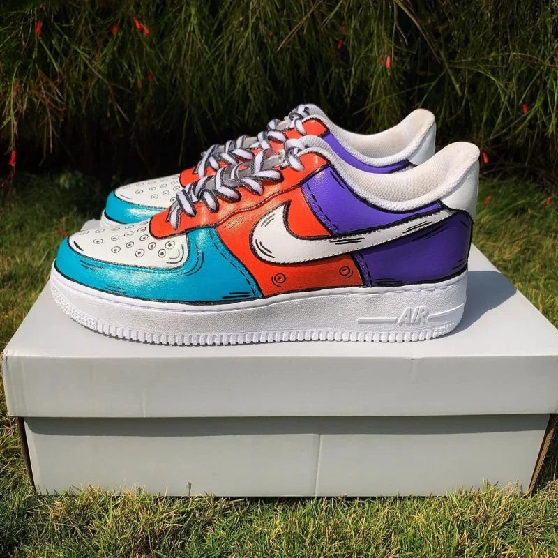 Cartoon 2D Air Force 1 Custom - Image 2