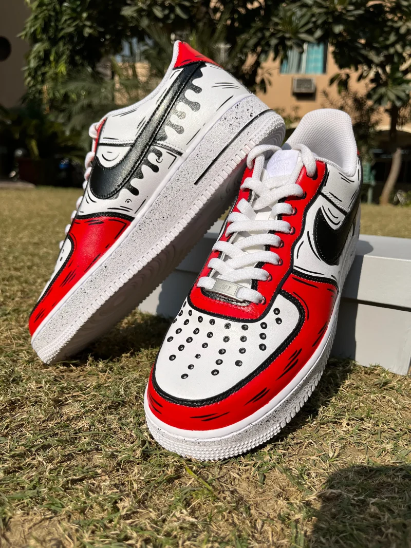 Cartoon 2D Air Force 1 Custom - Image 3