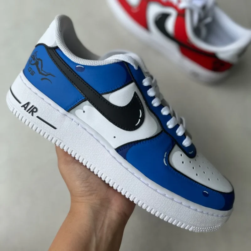 Cartoon 2D Air Force 1 Custom - Image 3