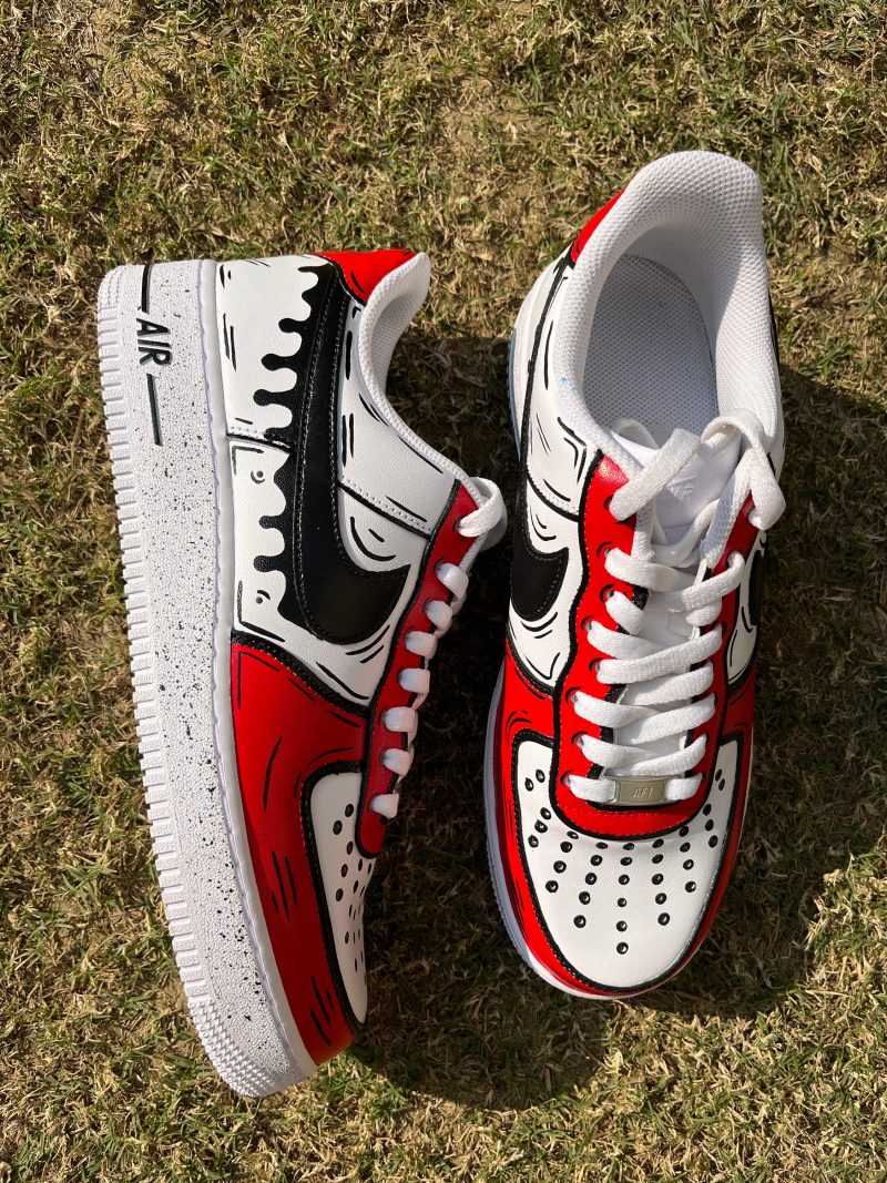 Cartoon 2D Air Force 1 Custom - Image 4