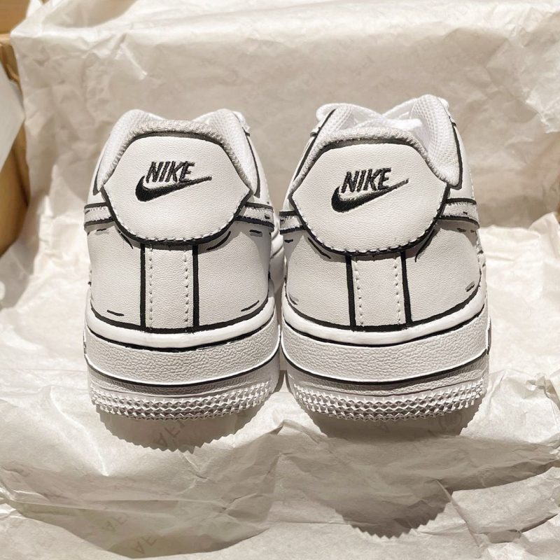 Cartoon 2D Air Force 1 Custom - Image 4