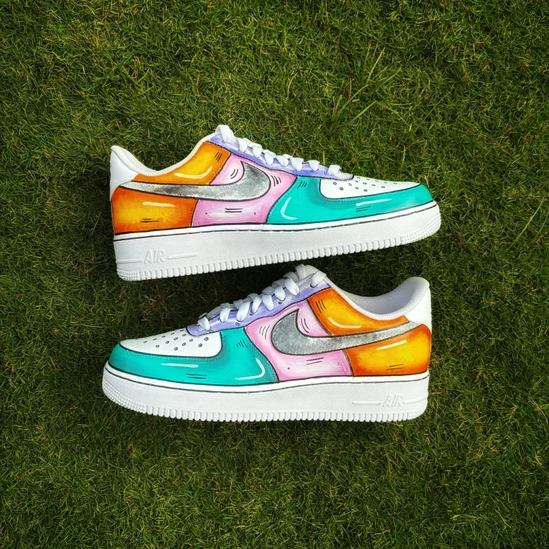 Cartoon 2D Air Force 1 Custom