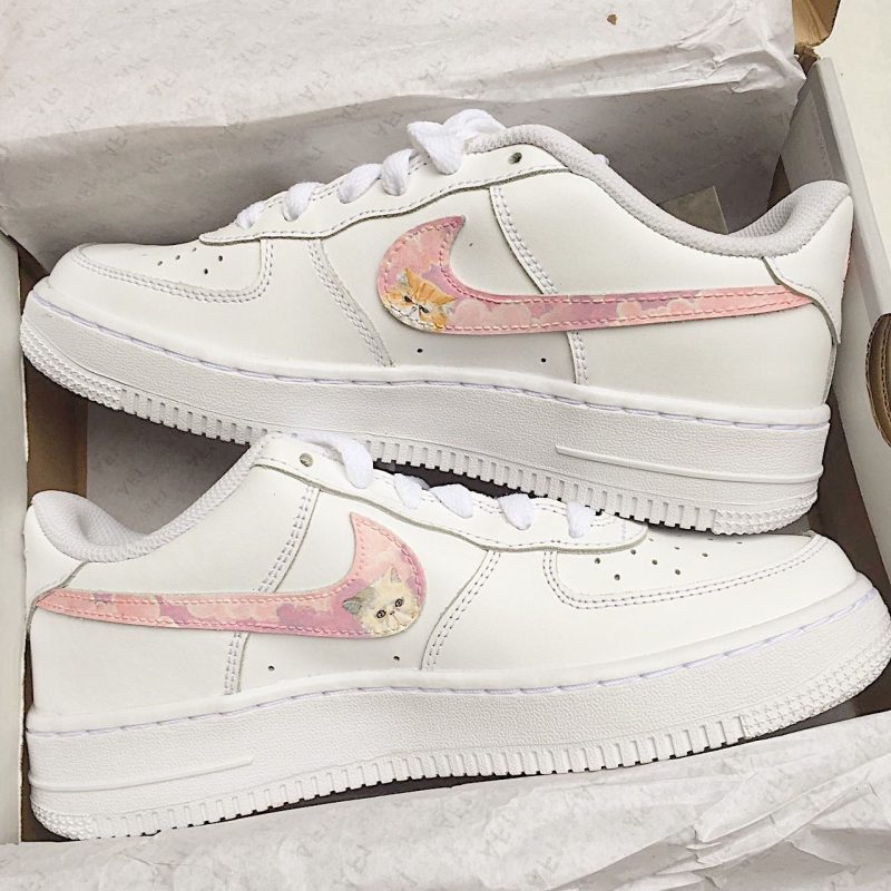 Cat in the Cloud Air Force 1 Custom - Image 2
