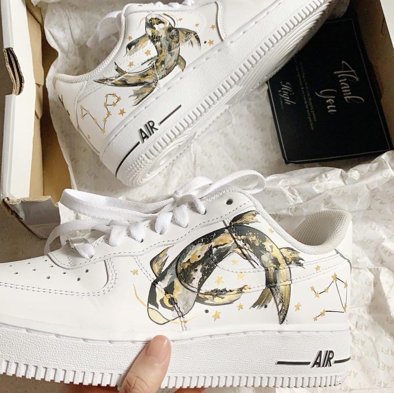 Celestial Koi Air Force 1 Custom - Image 2