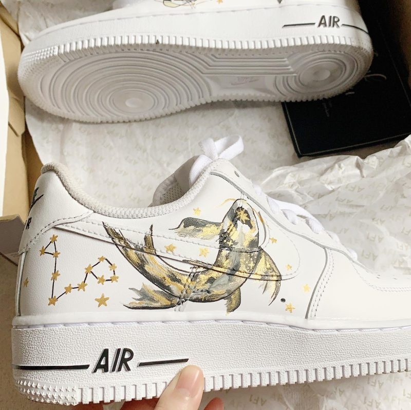 Celestial Koi Air Force 1 Custom - Image 3