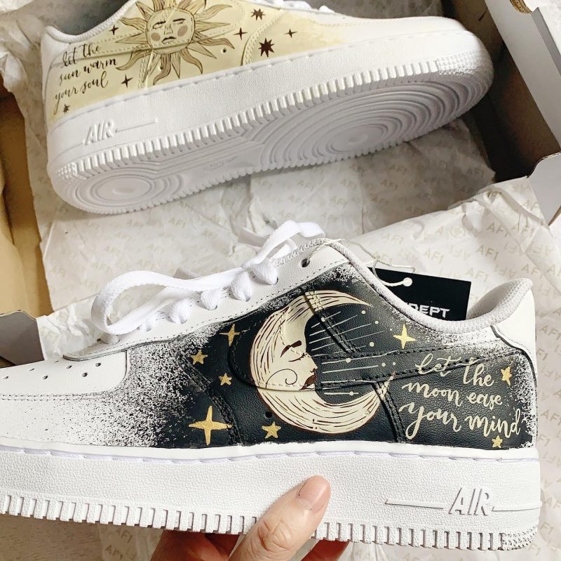 Celestial Sun & Moon Air Force 1 Custom - Image 4