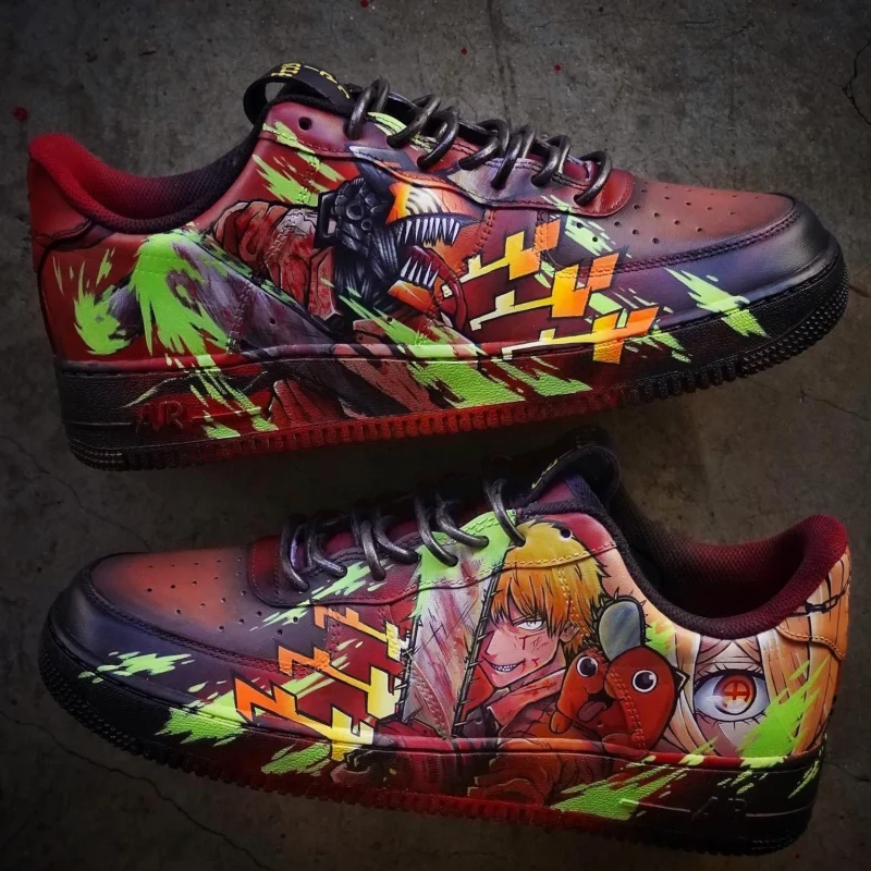 Chainsaw Man Limited Edition Air Force 1 Custom