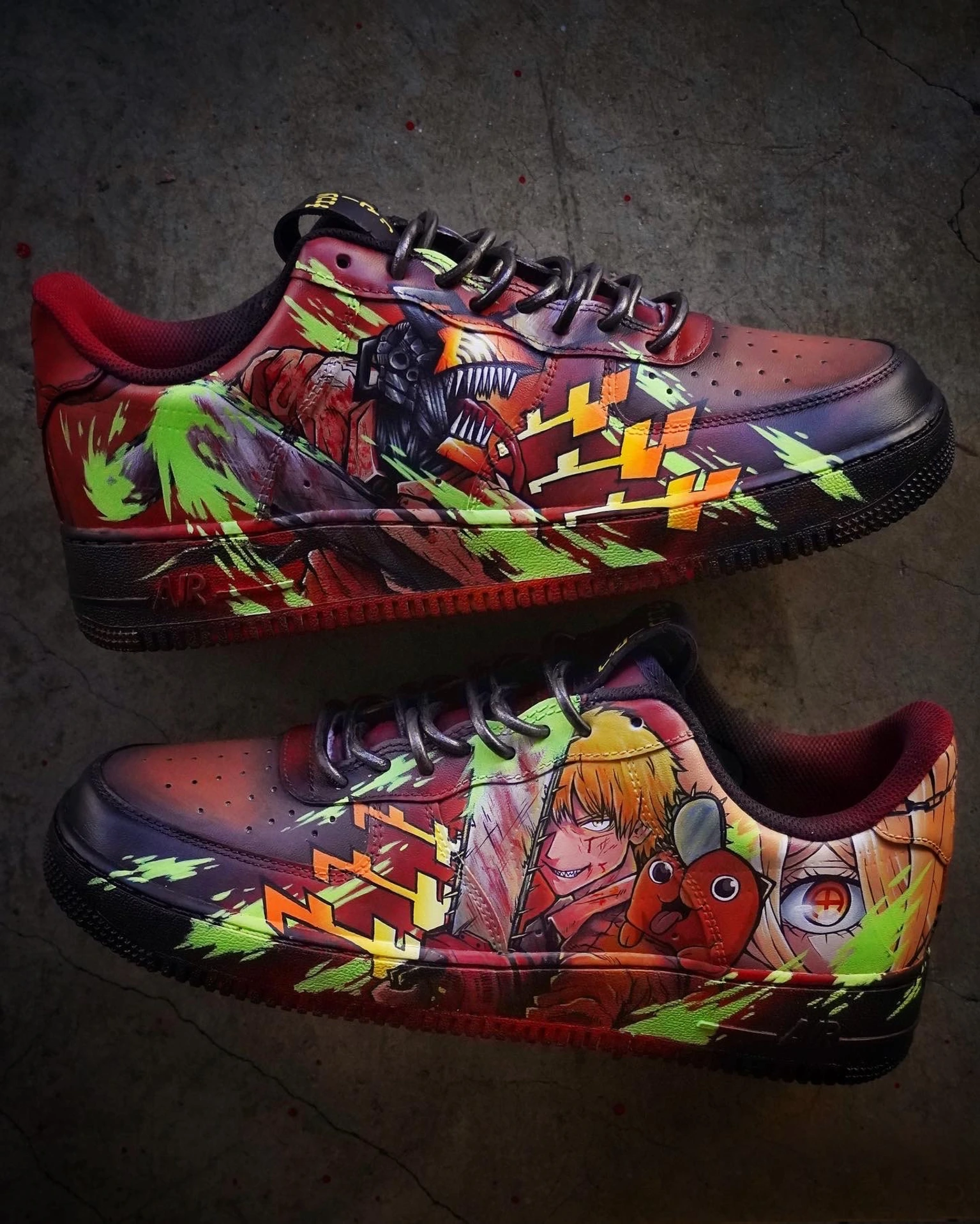 Chainsaw Man Limited Edition Air Force 1 Custom