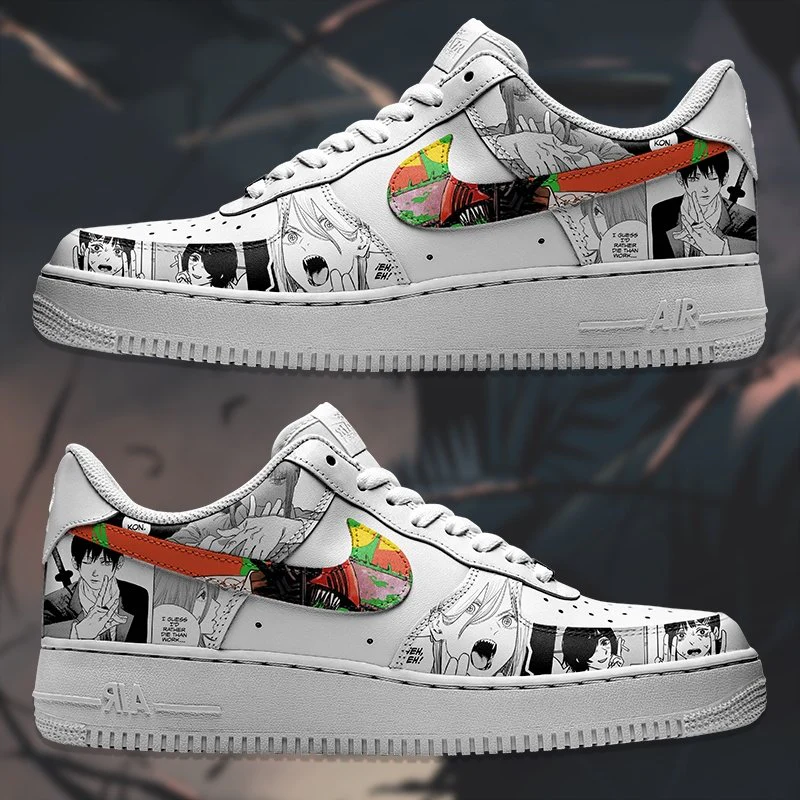 Chainsaw Man Manga Air Force 1 Custom
