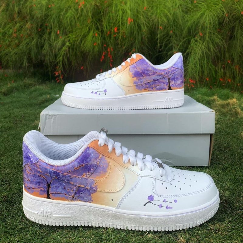 Cherry Blossom Air Force 1 Custom - Image 3