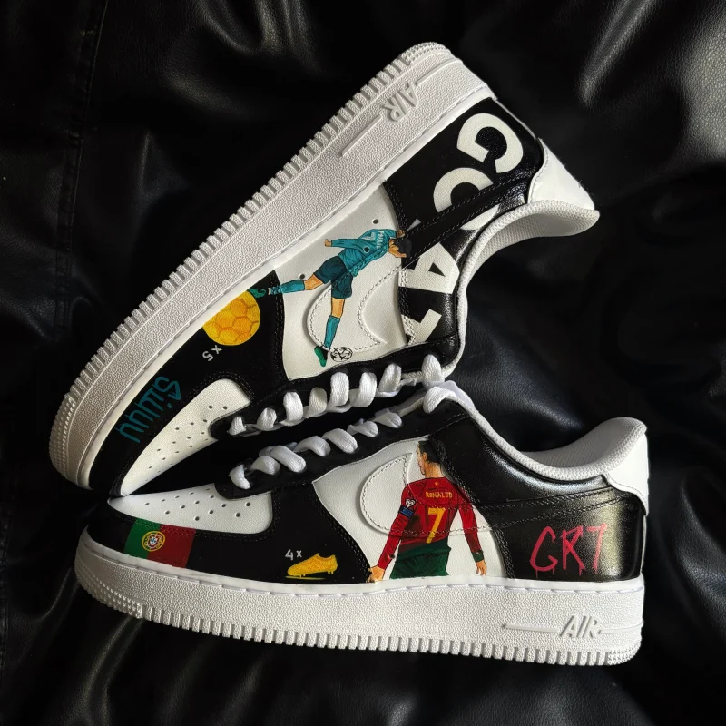 Cristiono Ronaldo CR7 Air Force 1 Custom - Image 5