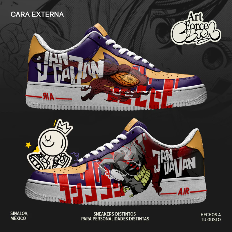 Dan Da Dan - Okarun x Turbo Abuela Air Force 1 Custom