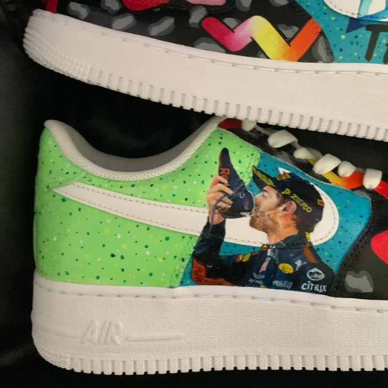 Daniel Ricciardo Shoey Air Force 1 Custom - Image 2