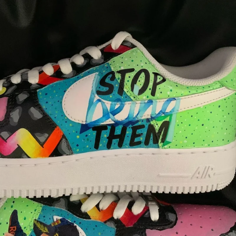 Daniel Ricciardo Shoey Air Force 1 Custom - Image 4