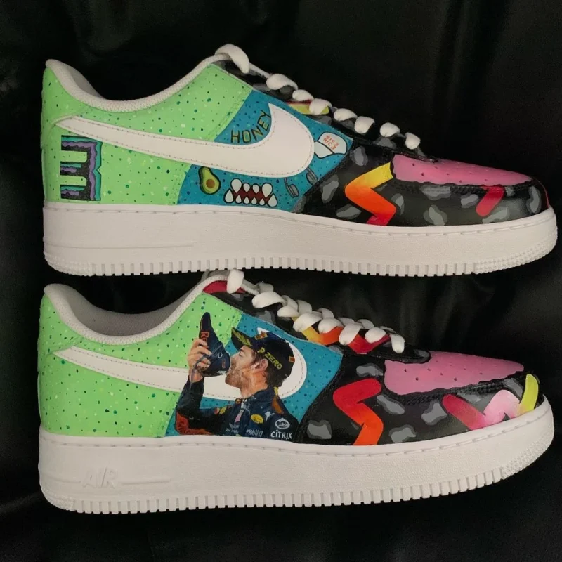 Daniel Ricciardo Shoey Air Force 1 Custom - Image 5