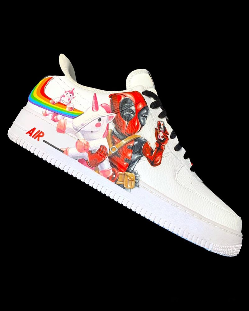 Deadpool Marvel Air Force 1 Custom - Image 2
