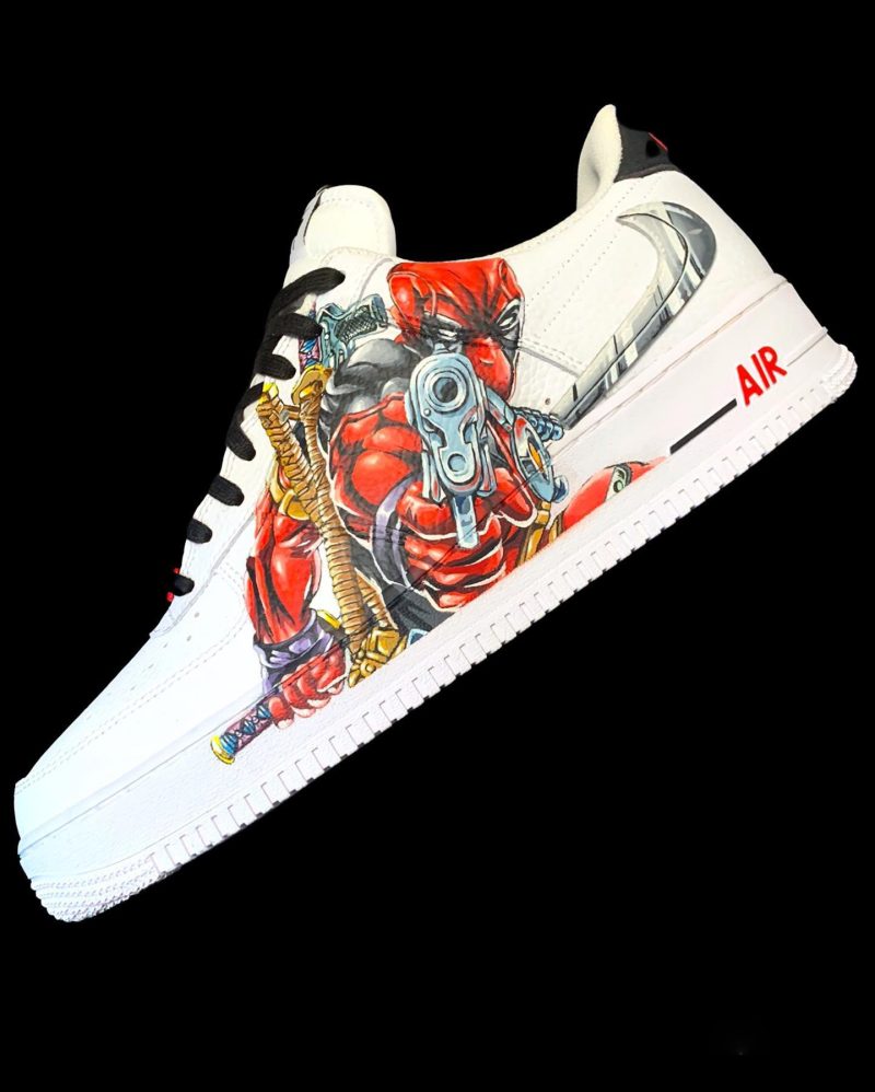Deadpool Marvel Air Force 1 Custom - Image 3