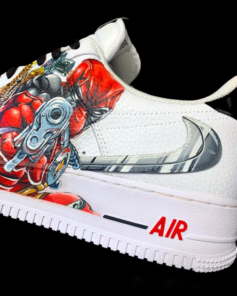 Deadpool Marvel Air Force 1 Custom - Image 5