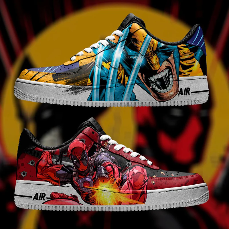 Deadpool x Wolverine Air Force 1 Custom