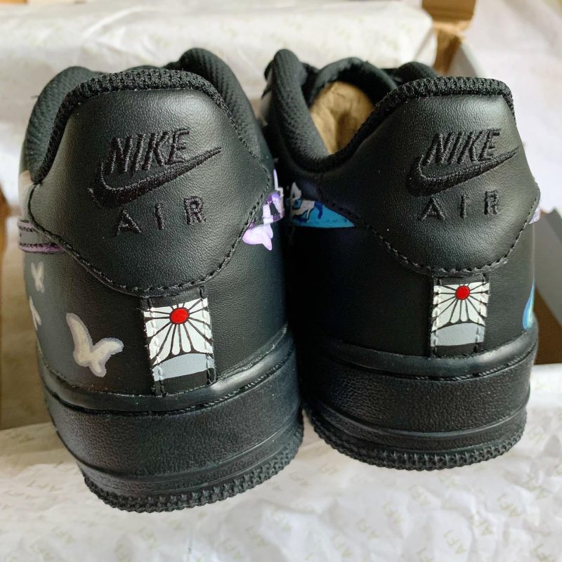 Demon Slayer - Giyu Tomioka x Shinobu Kocho Air Force 1 Custom - Image 2