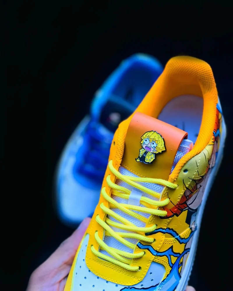 Demon Slayer - Giyu x Zenitsu Air Force 1 Custom - Image 4