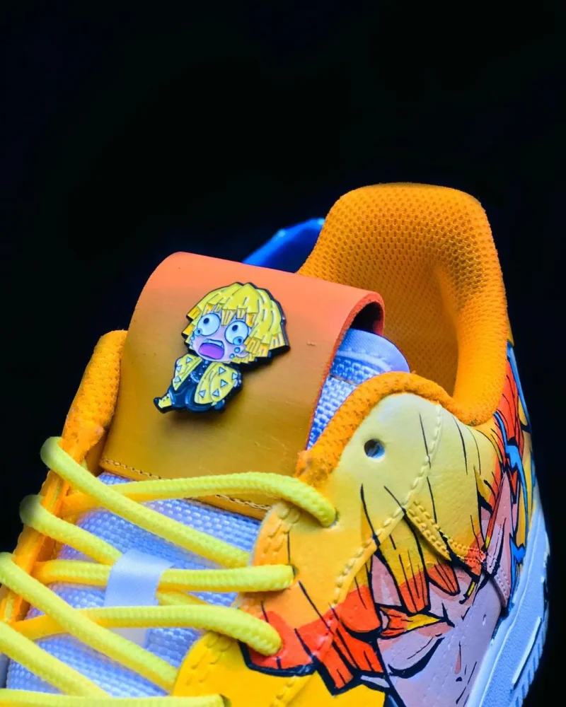 Demon Slayer - Giyu x Zenitsu Air Force 1 Custom - Image 5