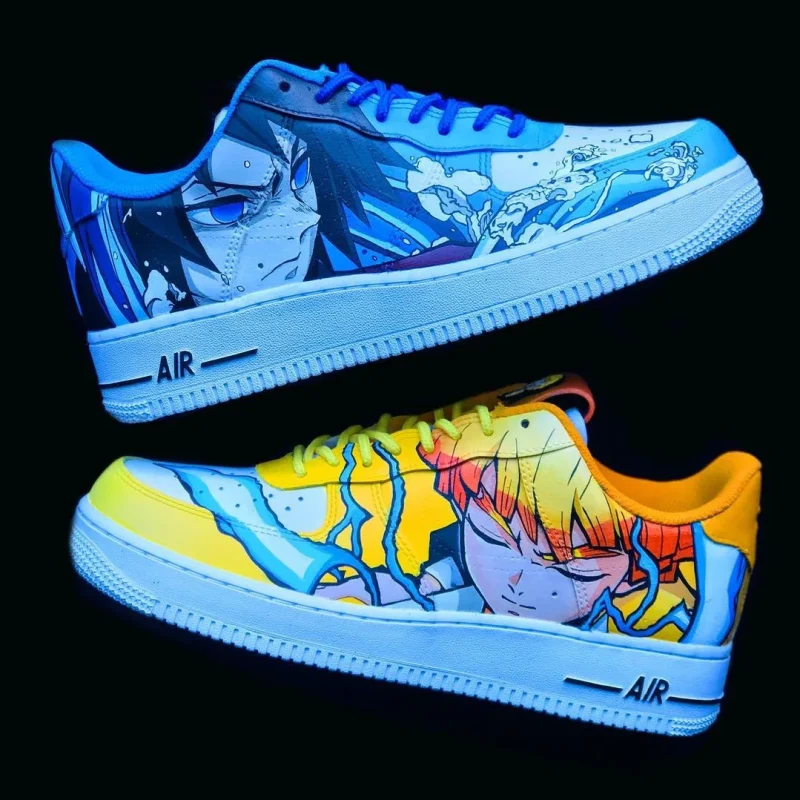 Demon Slayer - Giyu x Zenitsu Air Force 1 Custom