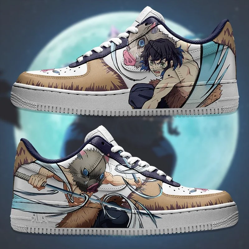 Demon Slayer - Inosuke Air Force 1 Custom