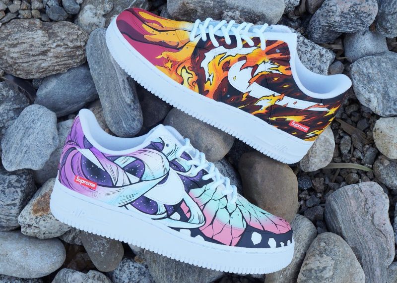 Demon Slayer - Kyojuro x Kanae Air Force 1 Custom