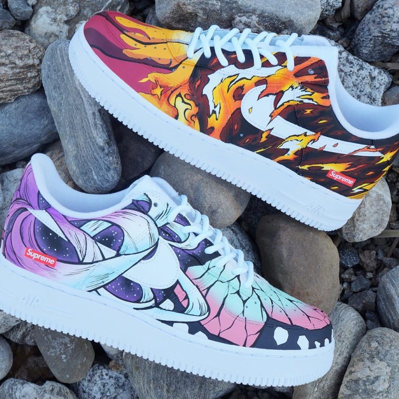 Demon Slayer - Kyojuro x Kanae Air Force 1 Custom
