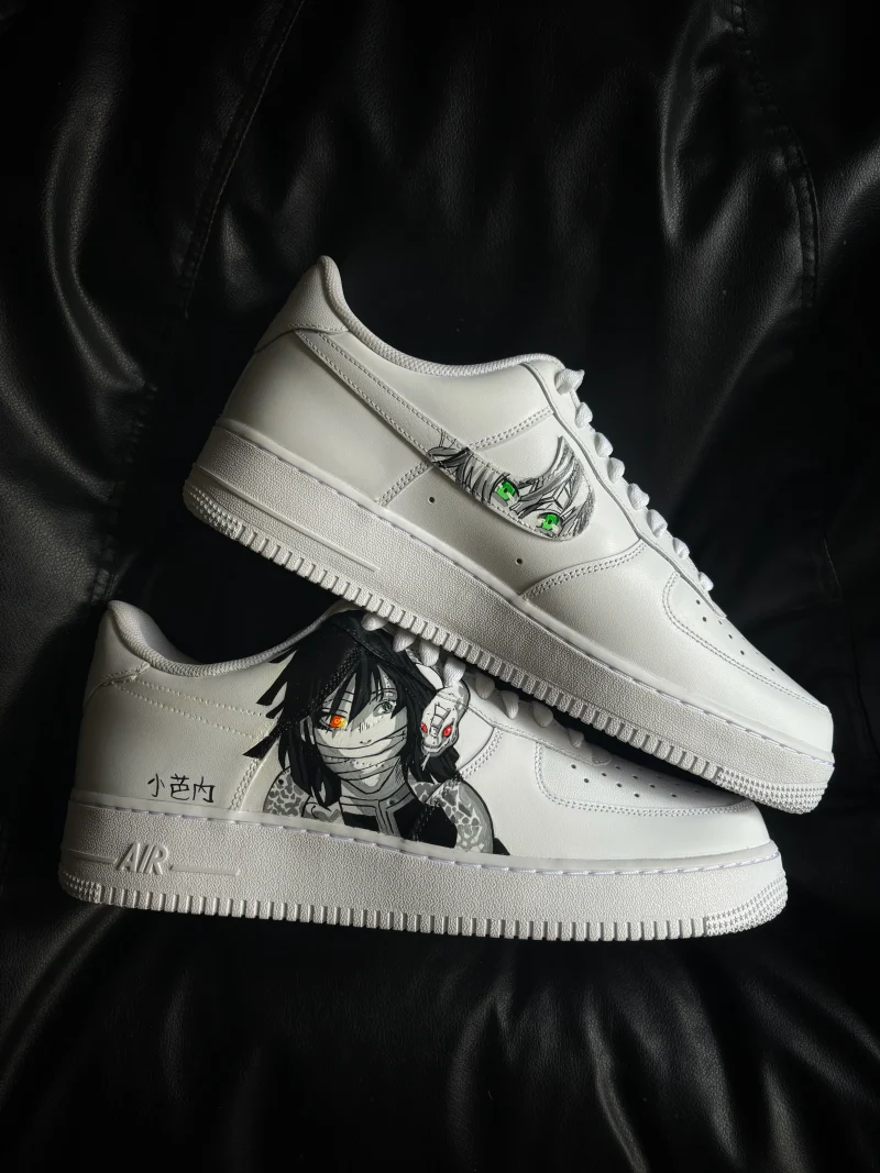 Demon Slayer - Mitsuri x Obanai Air Force 1 Custom - Image 4