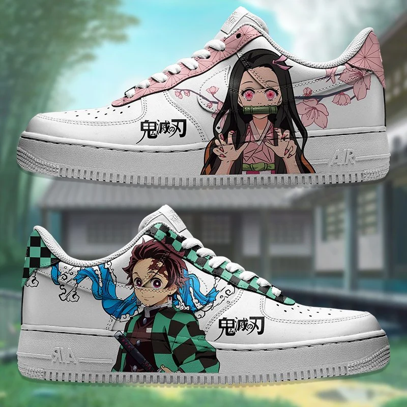 Demon Slayer - Nezuko & Tanjiro Air Force 1 Custom