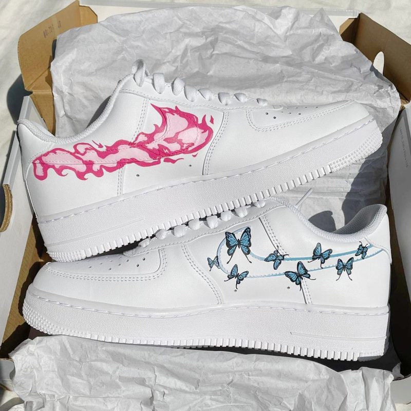 Demon Slayer - Nezuko x Kanao Air Force 1 Custom - Image 2