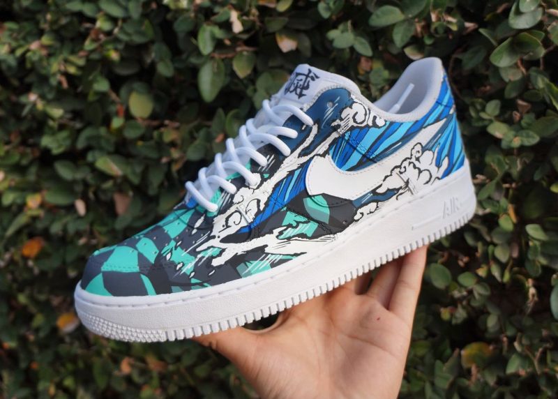 Demon Slayer - Nezuko x Tanjiro Air Force 1 Custom - Image 4