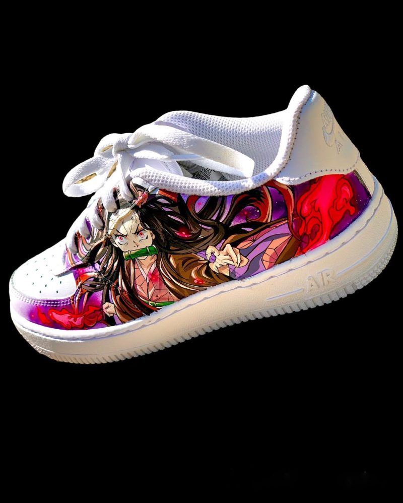 Demon Slayer - Nezuko x Tanjiro Limited Edition Air Force 1 Custom - Image 4